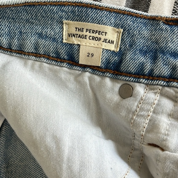 Madewell The Perfect Vintage Crop Jean Size 29 - Picture 4 of 5